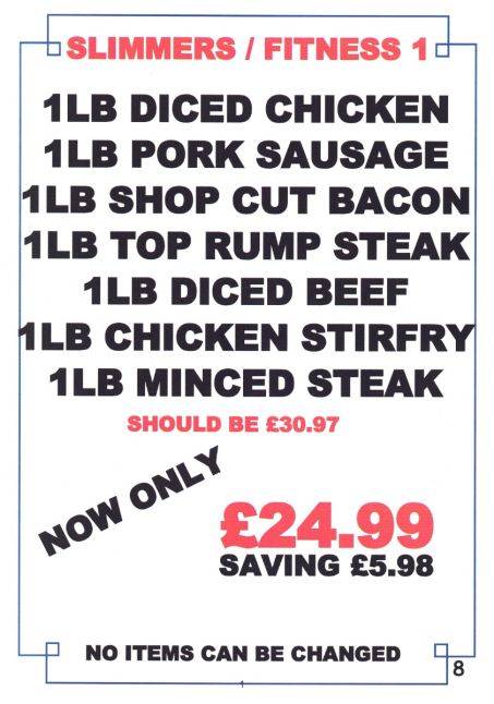 Reilly's Slimmers Choice Meat Box 1